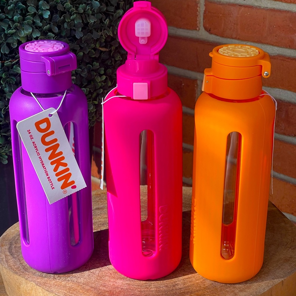 New DUNKIN Limited Edition 24 OZ. ACRYLIC HYDRATION BOTTLE•You Pick Your Color